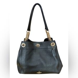 Coach Edie Turnlock Shoulder Bag — 2016